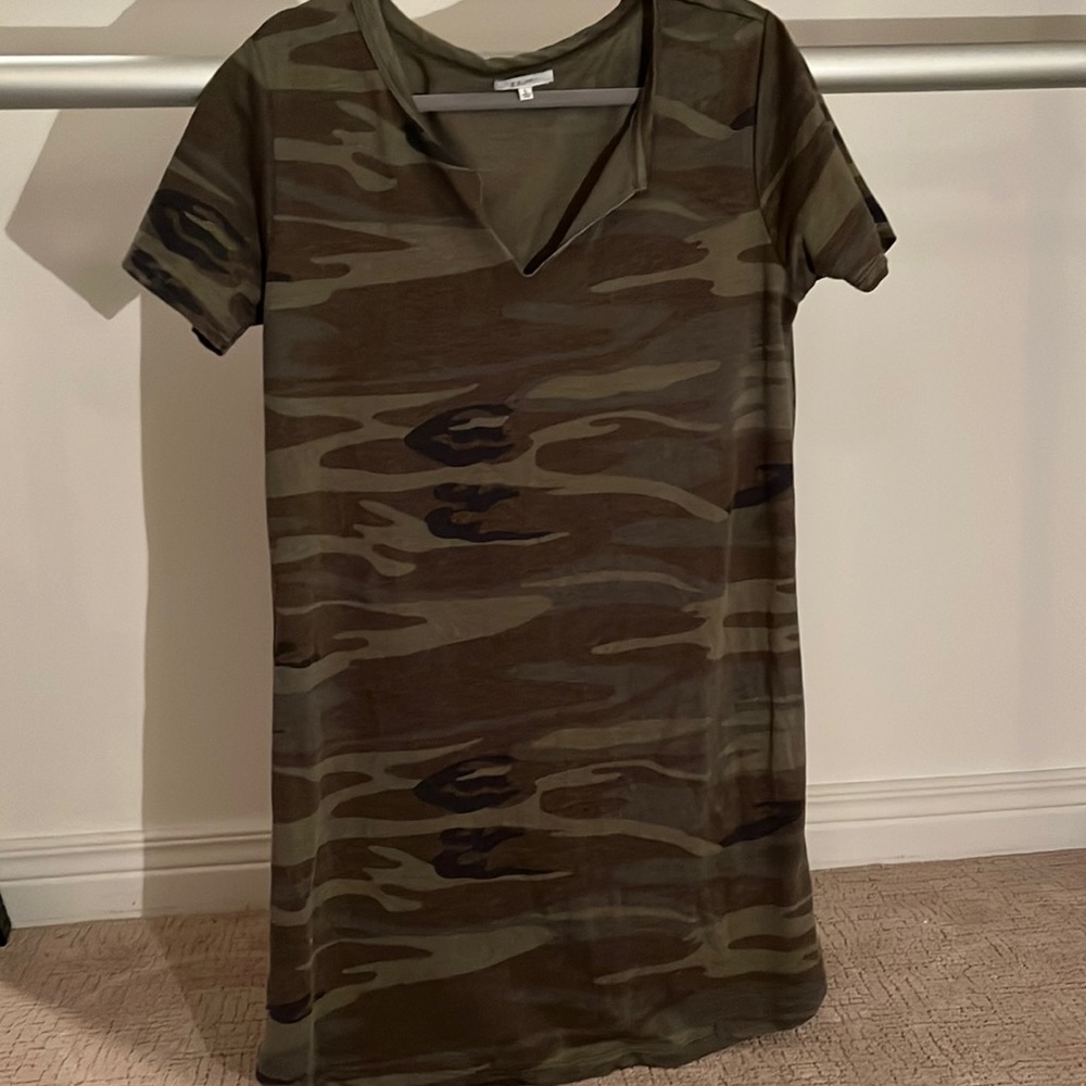 Green Camo Z supply dress